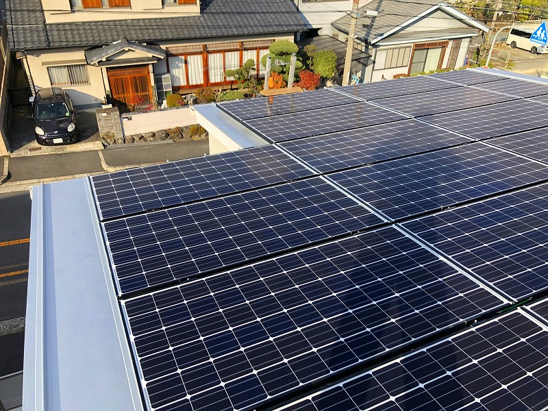 太陽光発電システム パナソニック7.66kW 大阪府 導入事例3