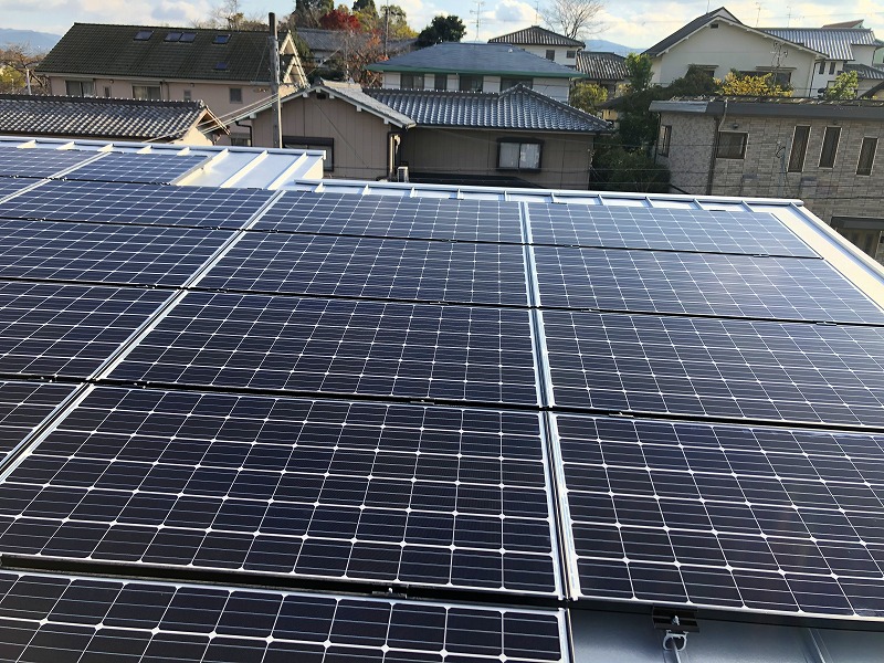 太陽光発電システム パナソニック7.66kW 大阪府 導入事例7